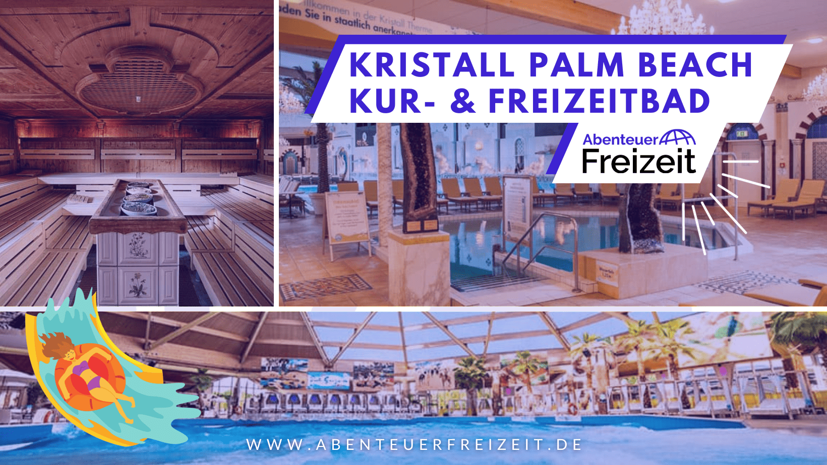 Das Kristall Palm Beach Kur- & Freizeitbad, Erlebnisbad in Stein, Bayern