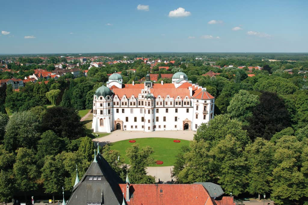 Herzogschloss Celle Luftbild