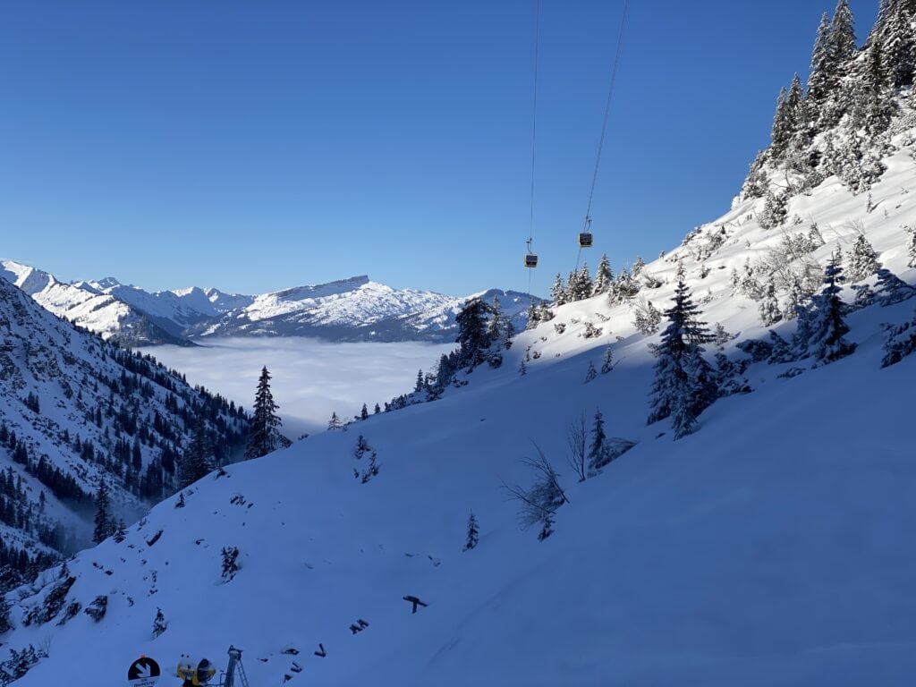 Das Skigebiet Oberstdorf