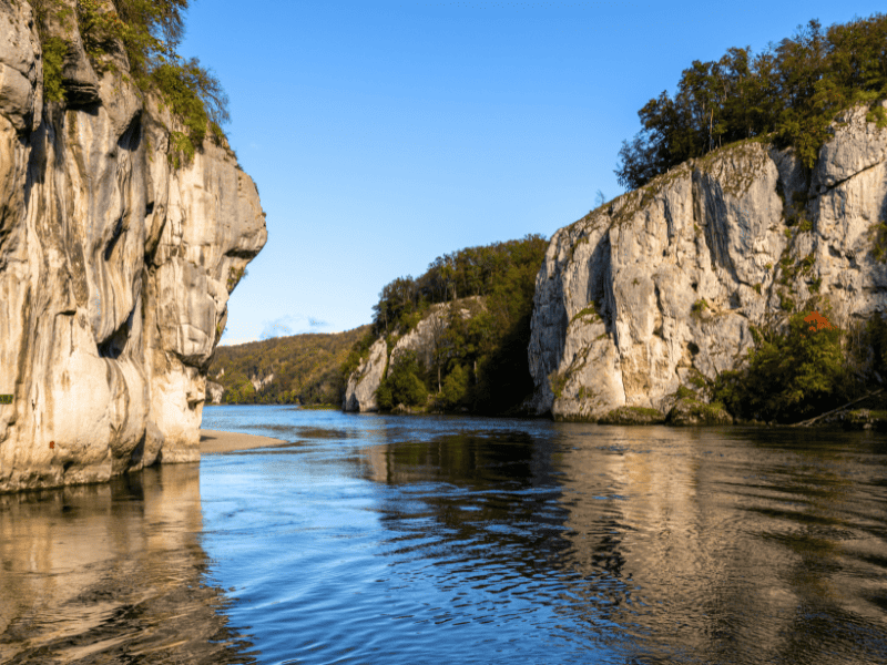 Der Donaudurchbruch bei Weltenburg
