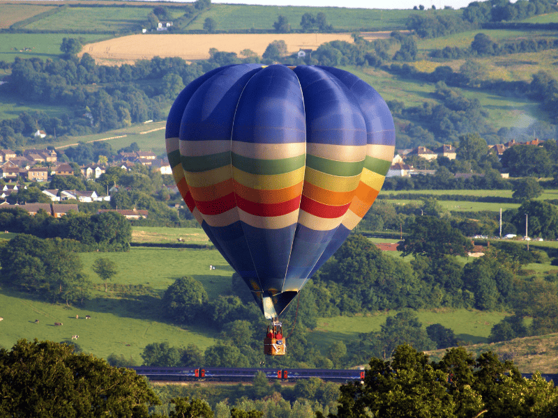 Männer JGA Ideen: Heißluftballonfahrt