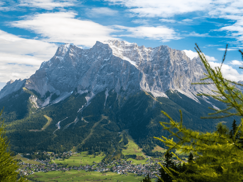 Die Zugspitze, Natursehenswürdigkeit in Bayern