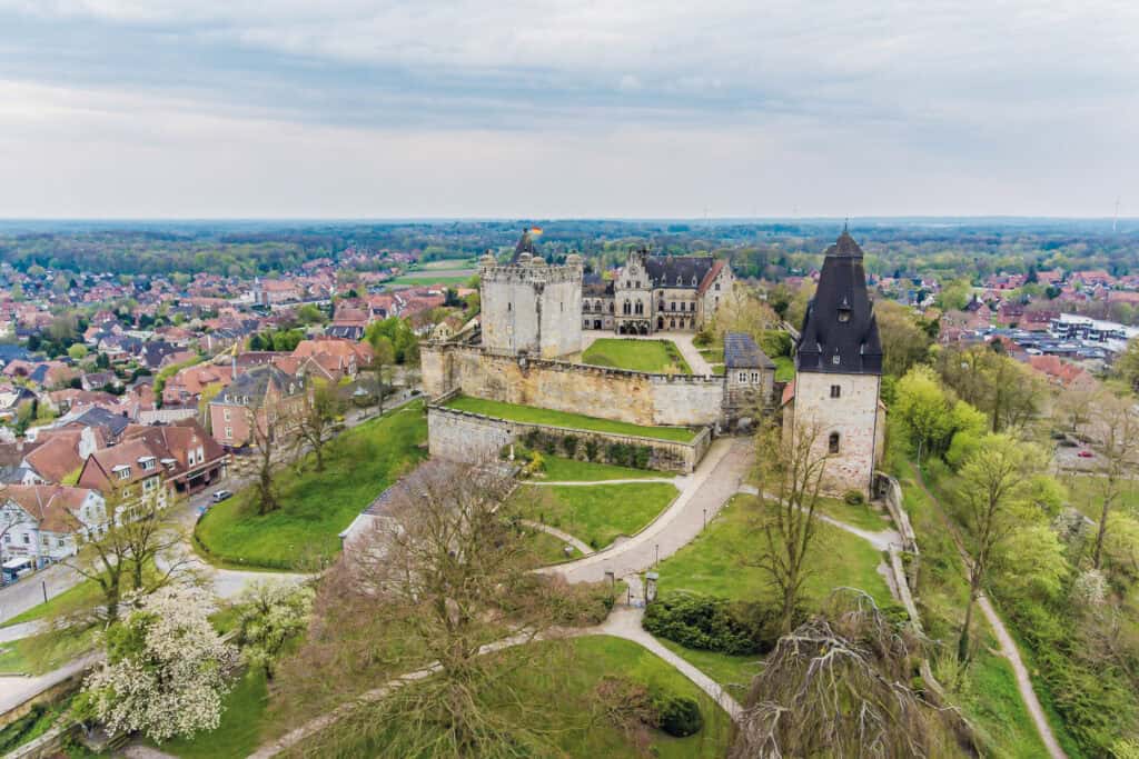 Die Burg Bentheim, Sehenswürdigkeit in Niedersachsen