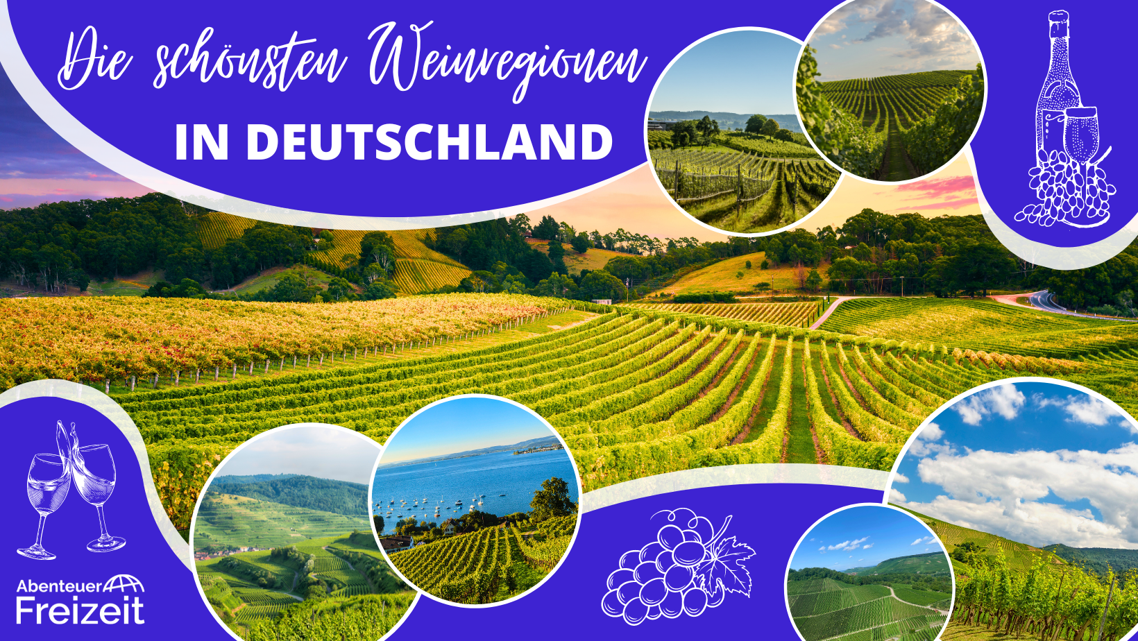 Weinregionen und Weinorte in Deutschland - Entdecke die schönsten Weinregionen Deutschlands!