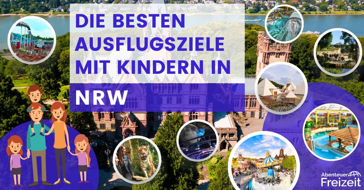 Entdecke tolle Ausflugsziele & Attraktionen in NRW für Familien mit Kindern - plane den perfekten Familienausflug in Nordrhein-Westfalen!