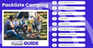 Eine Packliste fürs Camping - mit dieser Camping-Checkliste kann in deinem Campingurlaub nix schiefgehen!