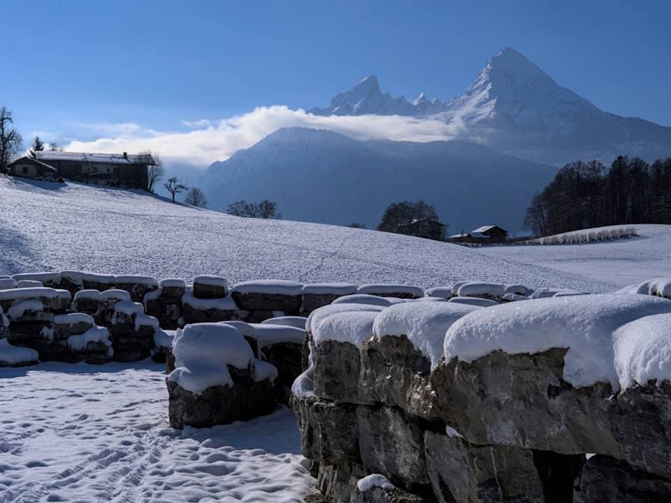 Schneeschuhwandern auf dem Watzmann im Berchtesgardener Land